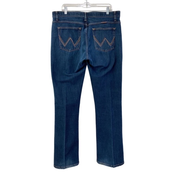 Wrangler Q-Baby Ultimate Riding Bootcut Jeans Womens Sz 15/16 × 34 No Gap Waist - Picture 4 of 12